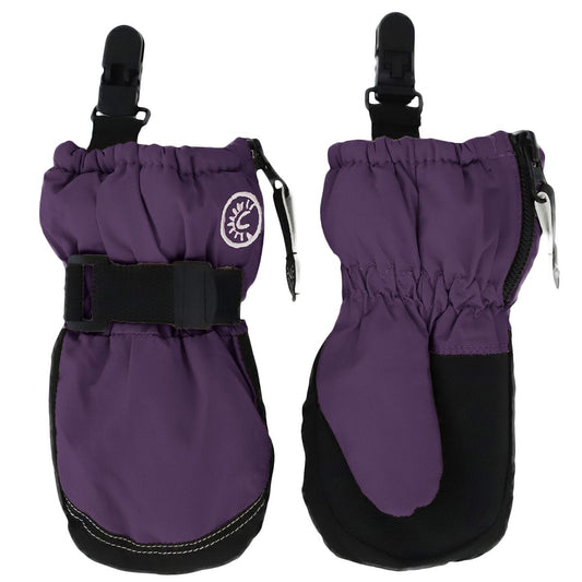 Waterproof Mitten with Cuff Clip Blackberry