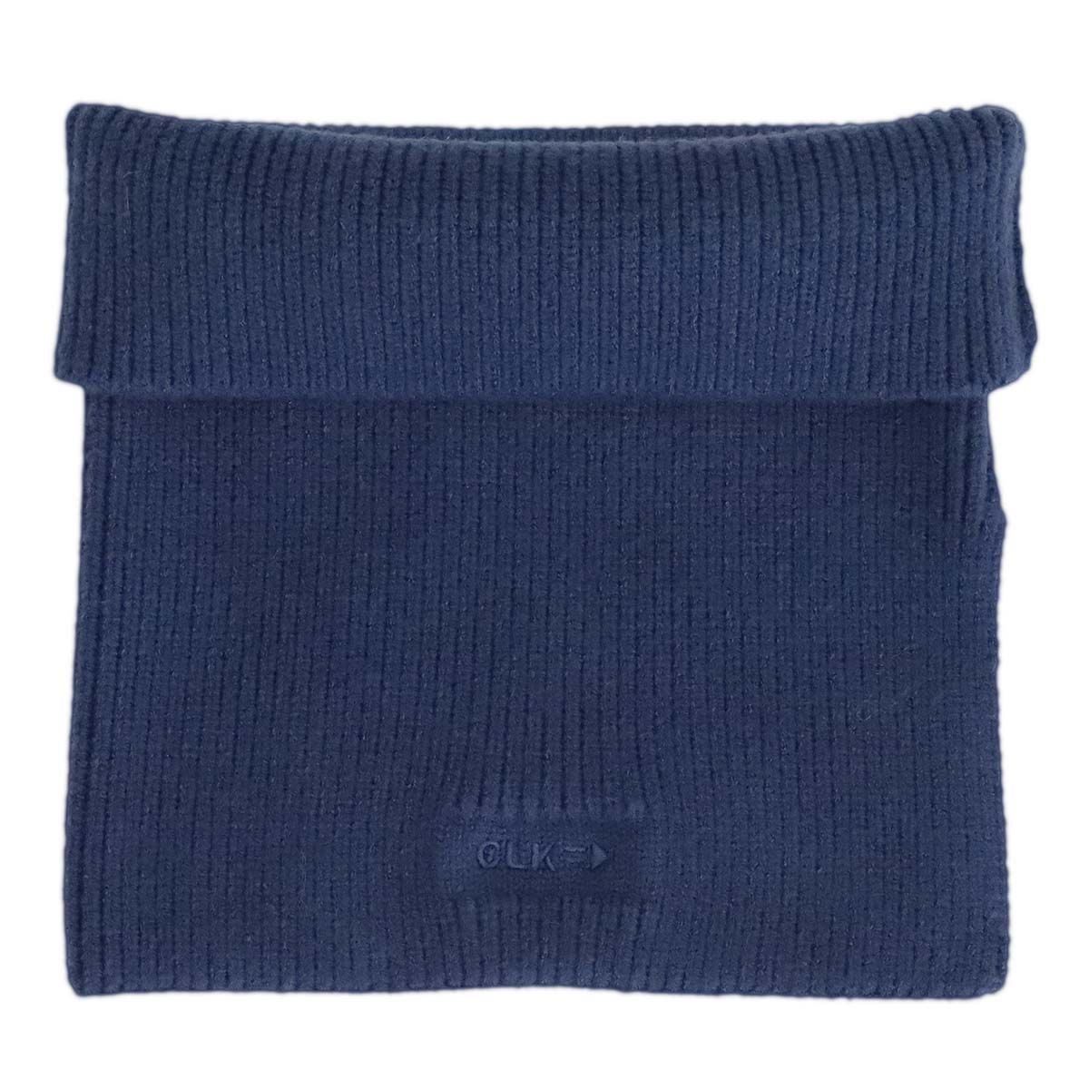 Knit Neck Warmer Blue