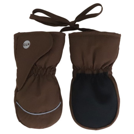Waterproof Baby Mitten PFAS Coffee