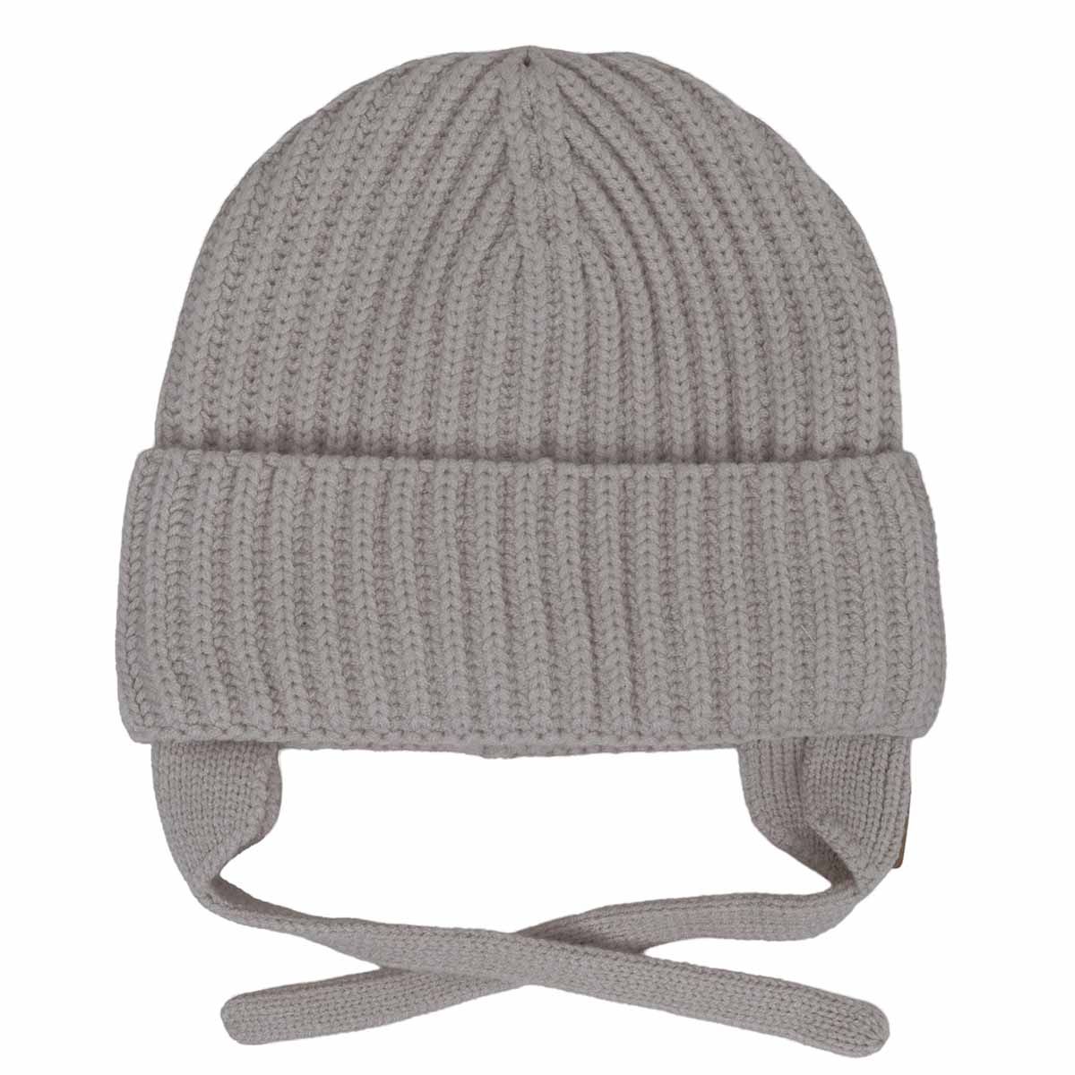 Knit Hat with Ear Covers Moonbeam