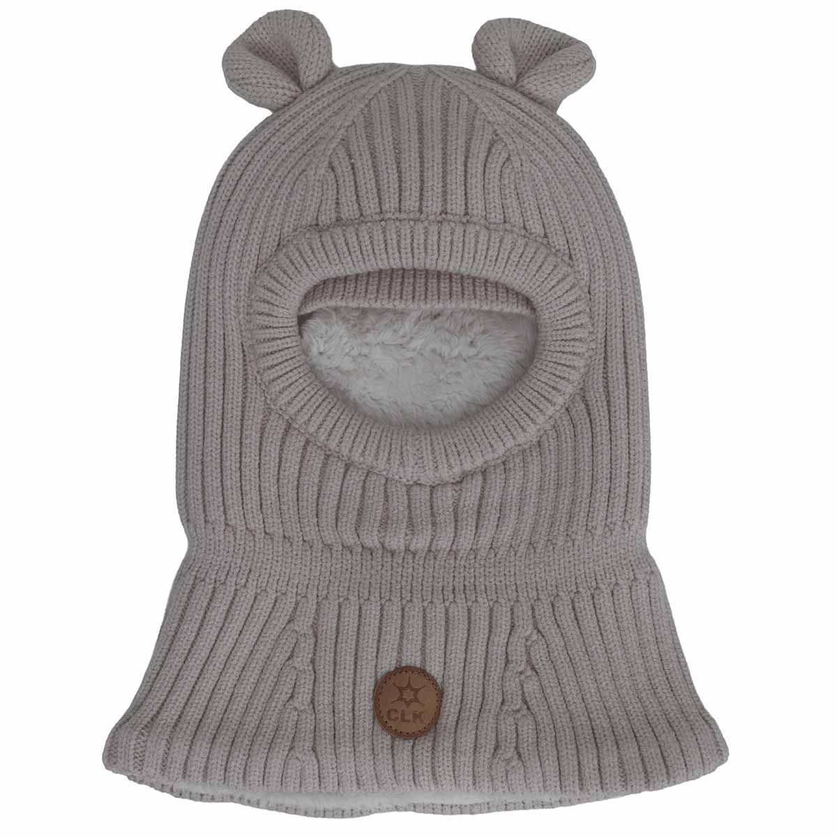 Knit Bear Balaclava Moonbeam