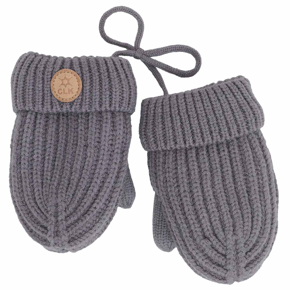 Knit Mitten with Cords Mockingbird