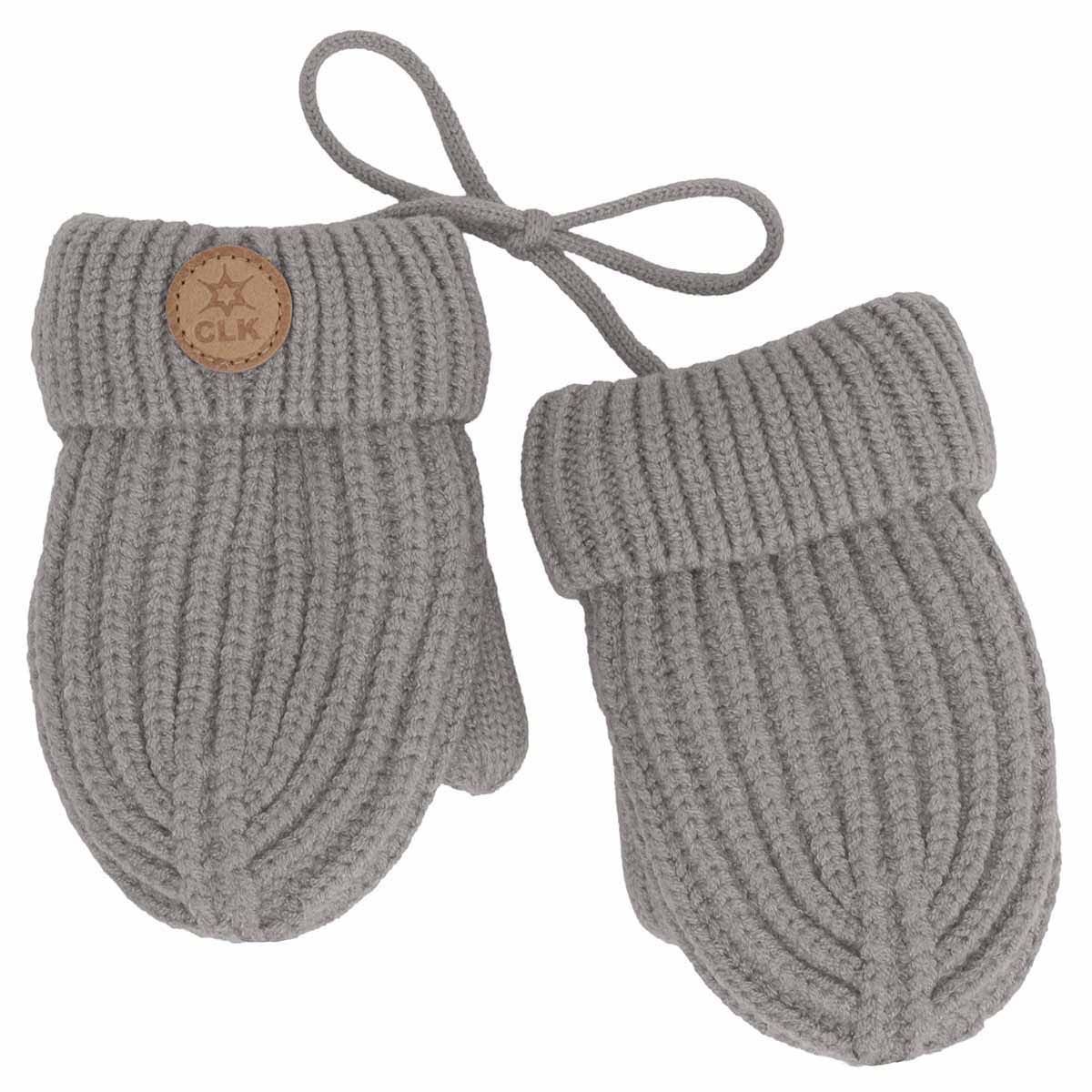 Knit Mitten with Cords Moonbeam