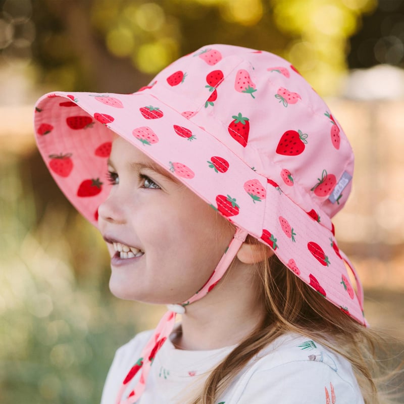 Pink Strawberry | Aqua-Dry Bucket Hat