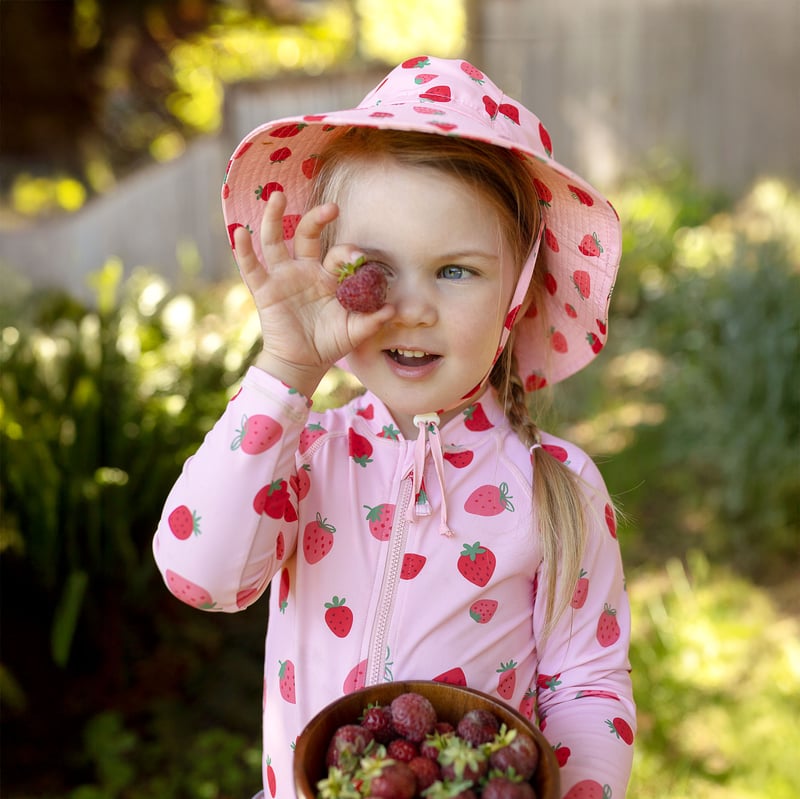 Pink Strawberry | Aqua-Dry Bucket Hat