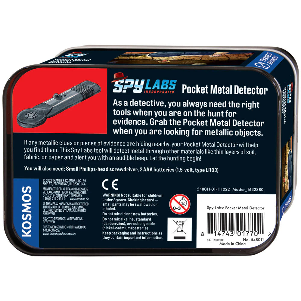 Spy Labs Tins - Pocket Metal Detector