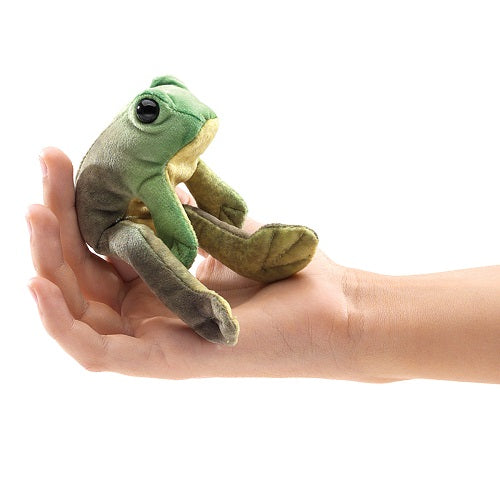 Mini Sitting Frog Finger Puppet / grenouille assise