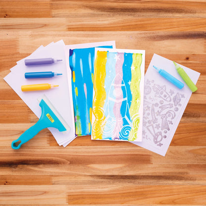 Magic Reveal Squeegee Art Outer Space