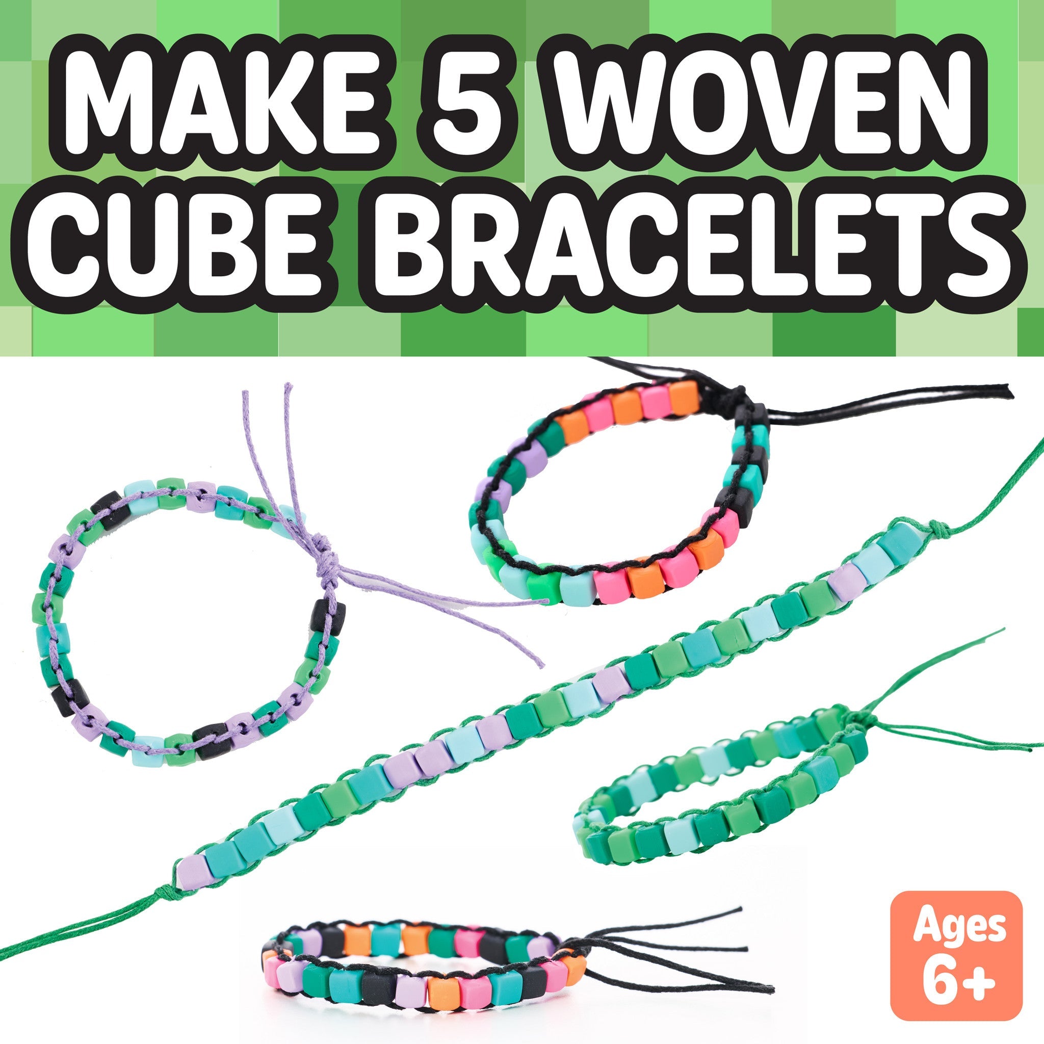 Mini Kit Woven Cube Bracelets