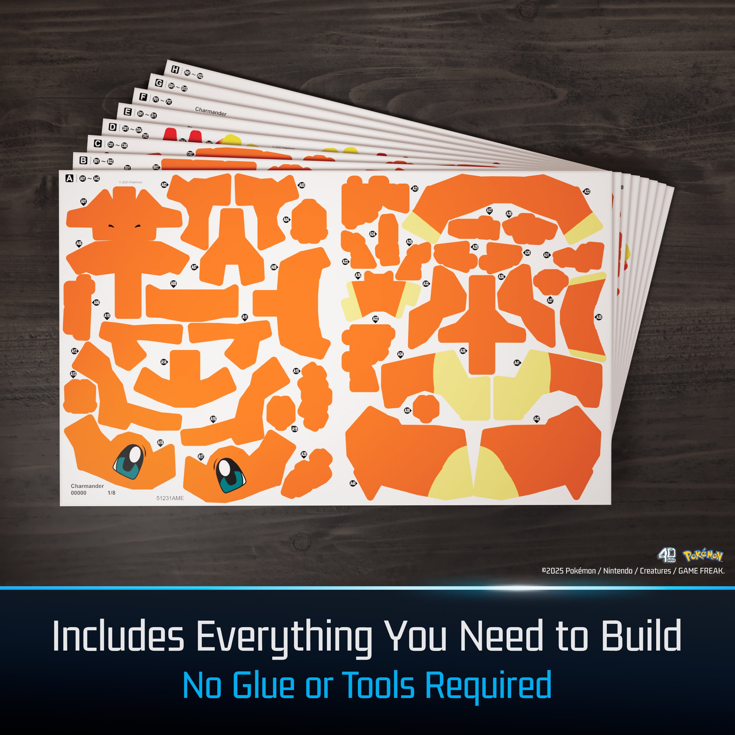4D Build - Pokemon Charmander