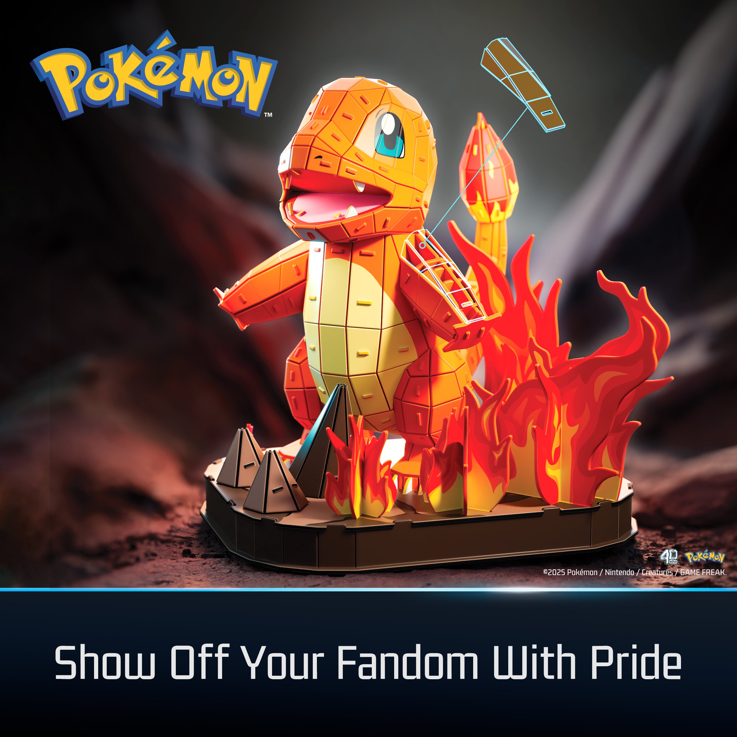 4D Build - Pokemon Charmander